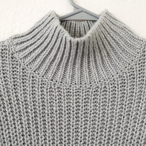 Ann Taylor Grey Merino Wool Sweater - Picture 4 of 7